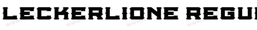 LeckerliOne Regula字体转换